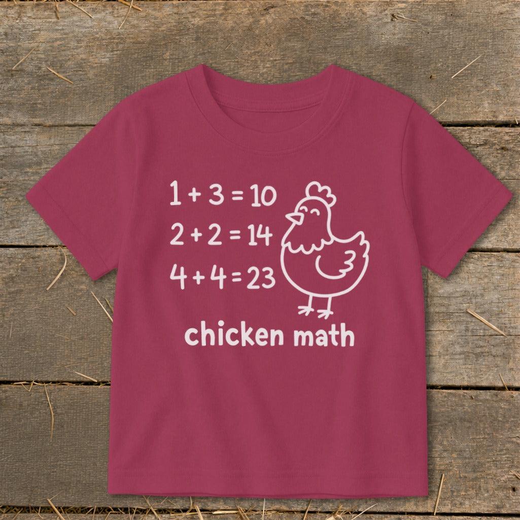 Chicken Math Hen Toddler Tee