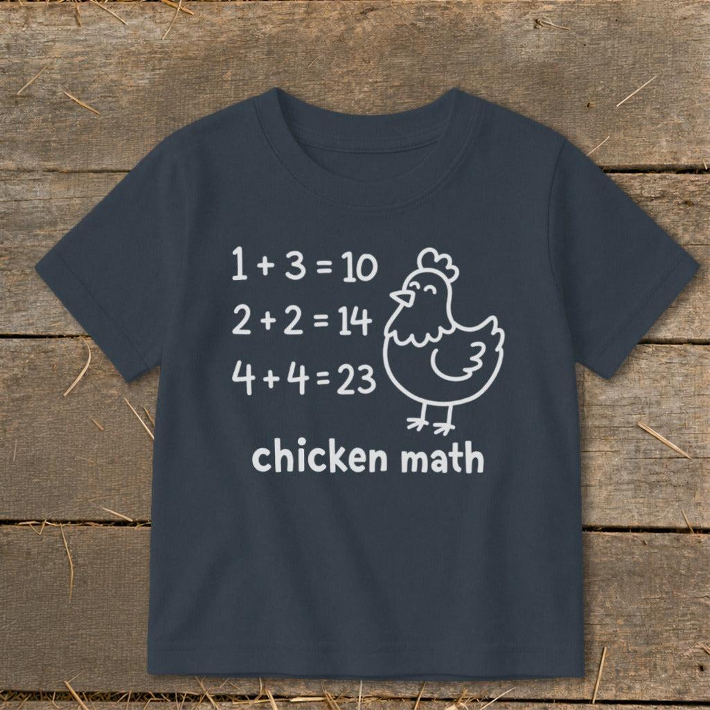 Chicken Math Hen Toddler Tee