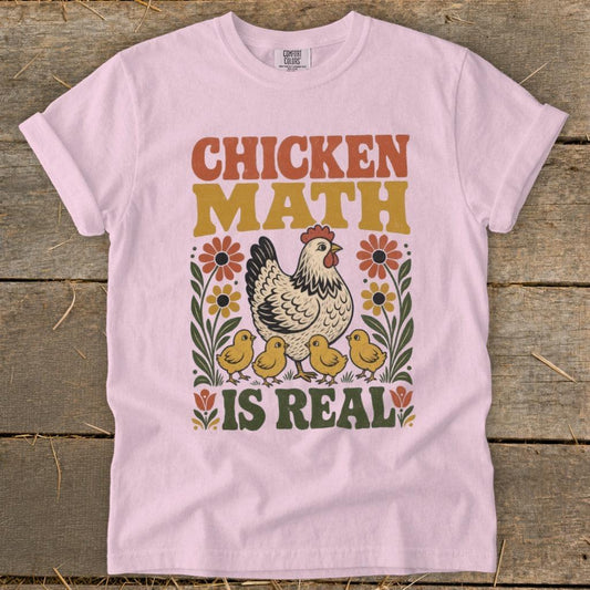 Chicken Math Is Real Signature Tee