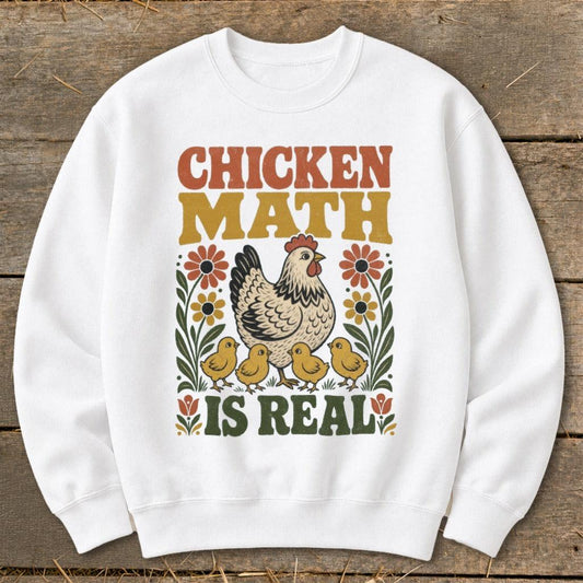 Chicken Math Is Real Sweatshirt