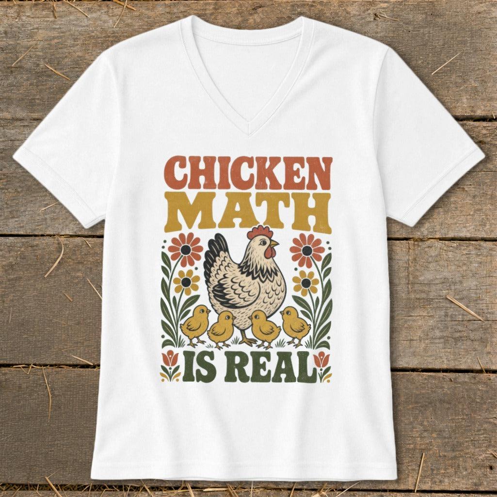 Chicken Math Is Real V-neck