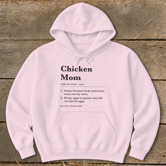 Chicken Mom Definition Hoodie