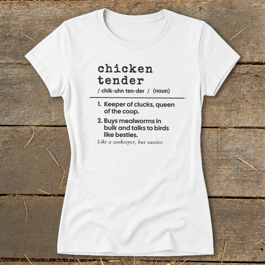 Chicken Tender Definition Ladies Tee