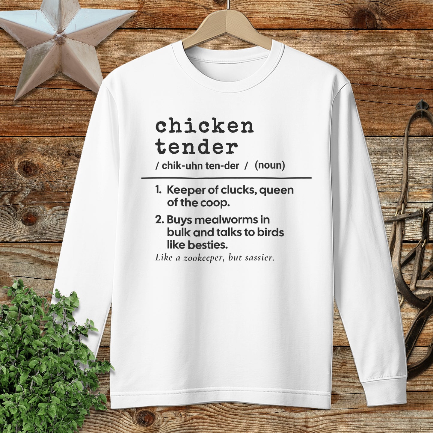 Chicken Tender Definition Long Sleeve Tee