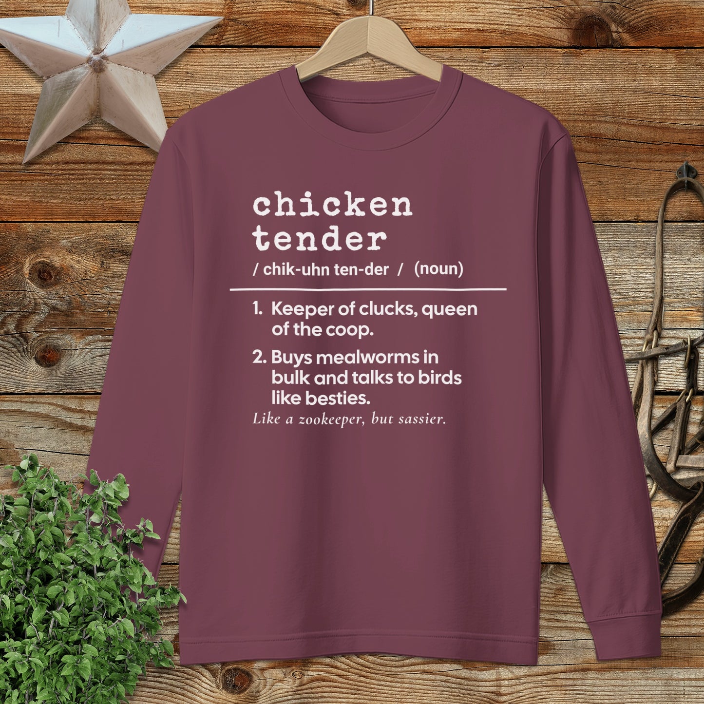 Chicken Tender Definition Long Sleeve Tee