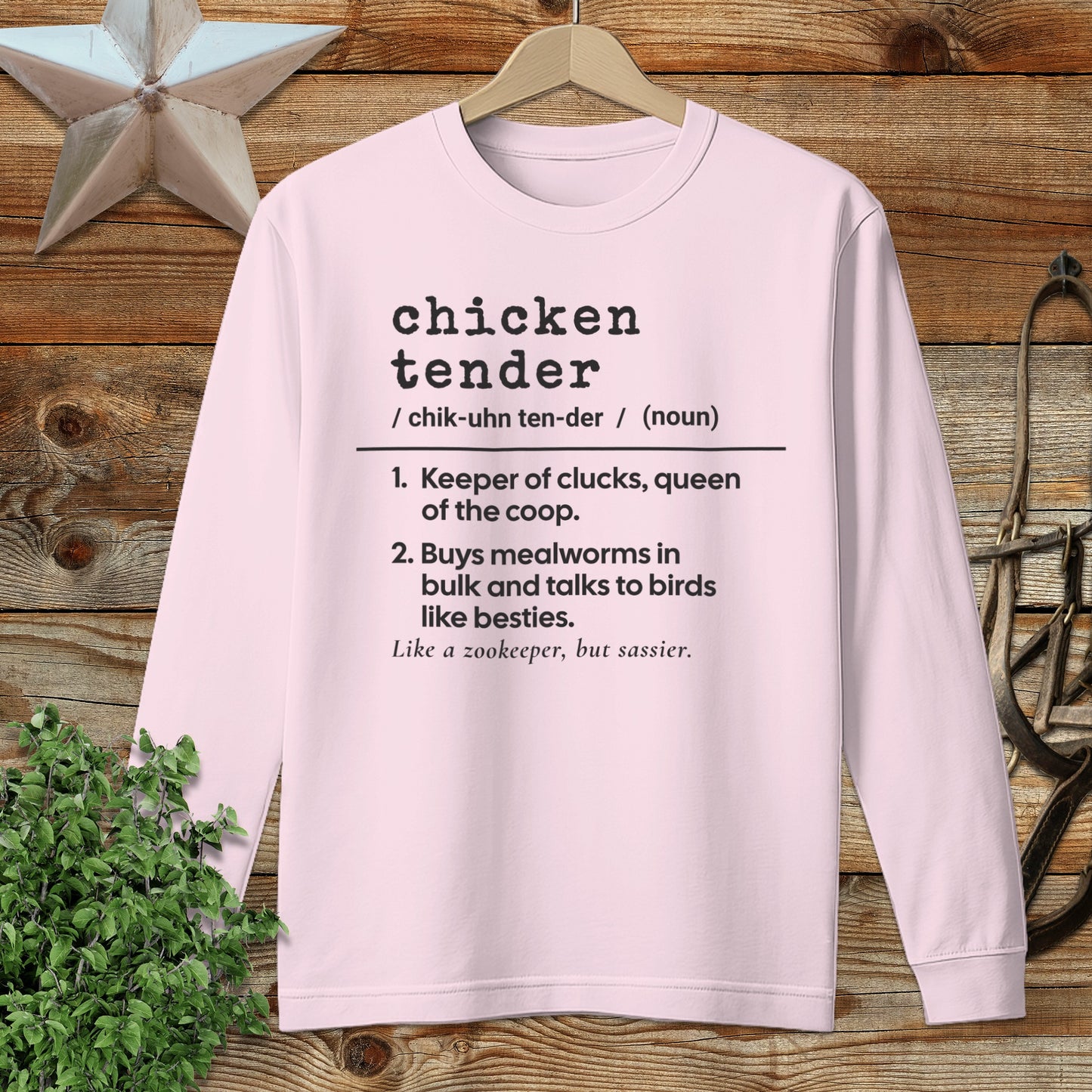 Chicken Tender Definition Long Sleeve Tee