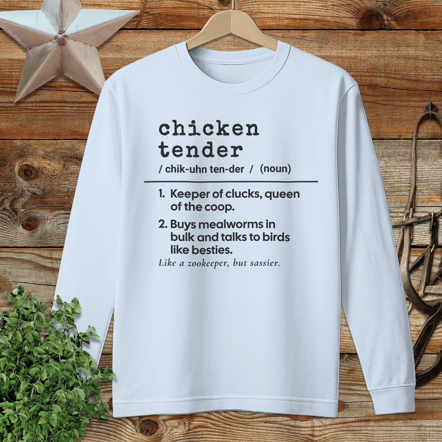 Chicken Tender Definition Long Sleeve Tee