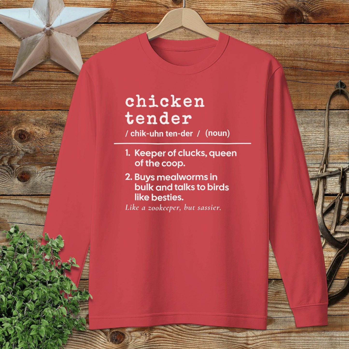 Chicken Tender Definition Long Sleeve Tee