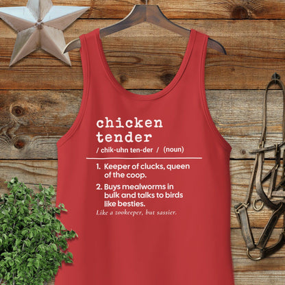 Chicken Tender Definition Tank Top
