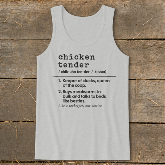Chicken Tender Definition Tank Top - Athletic Heather
