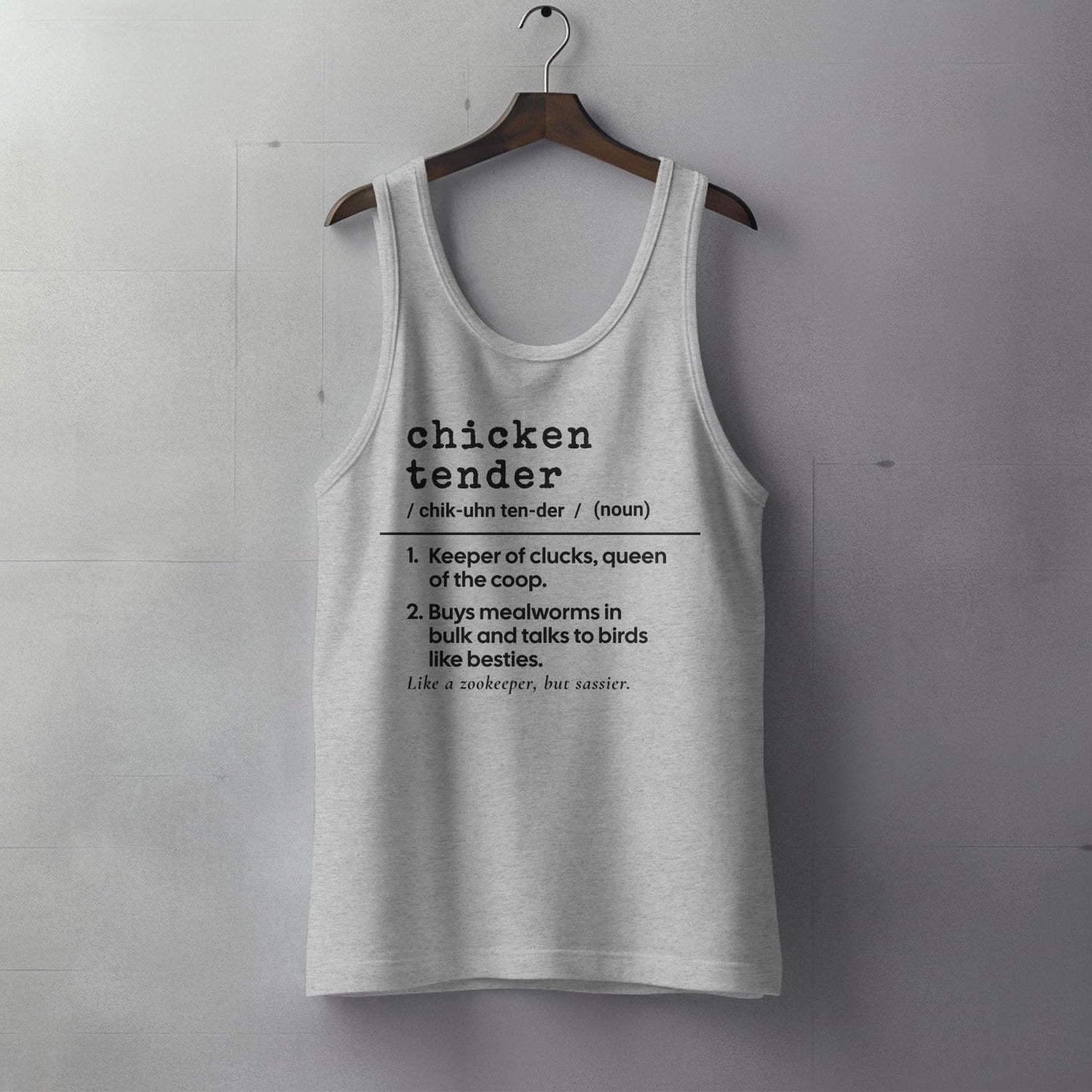 Chicken Tender Definition Tank Top