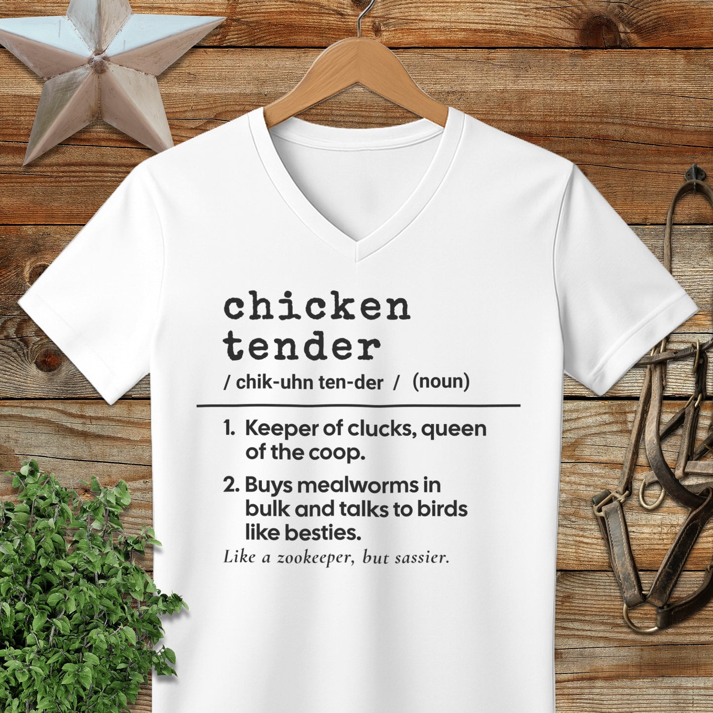Chicken Tender Definition V-neck