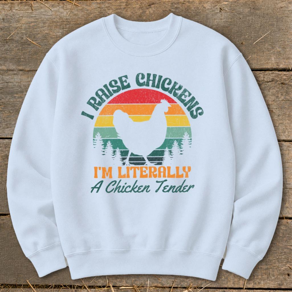 Chicken Tender Sweatshirt - Light Blue