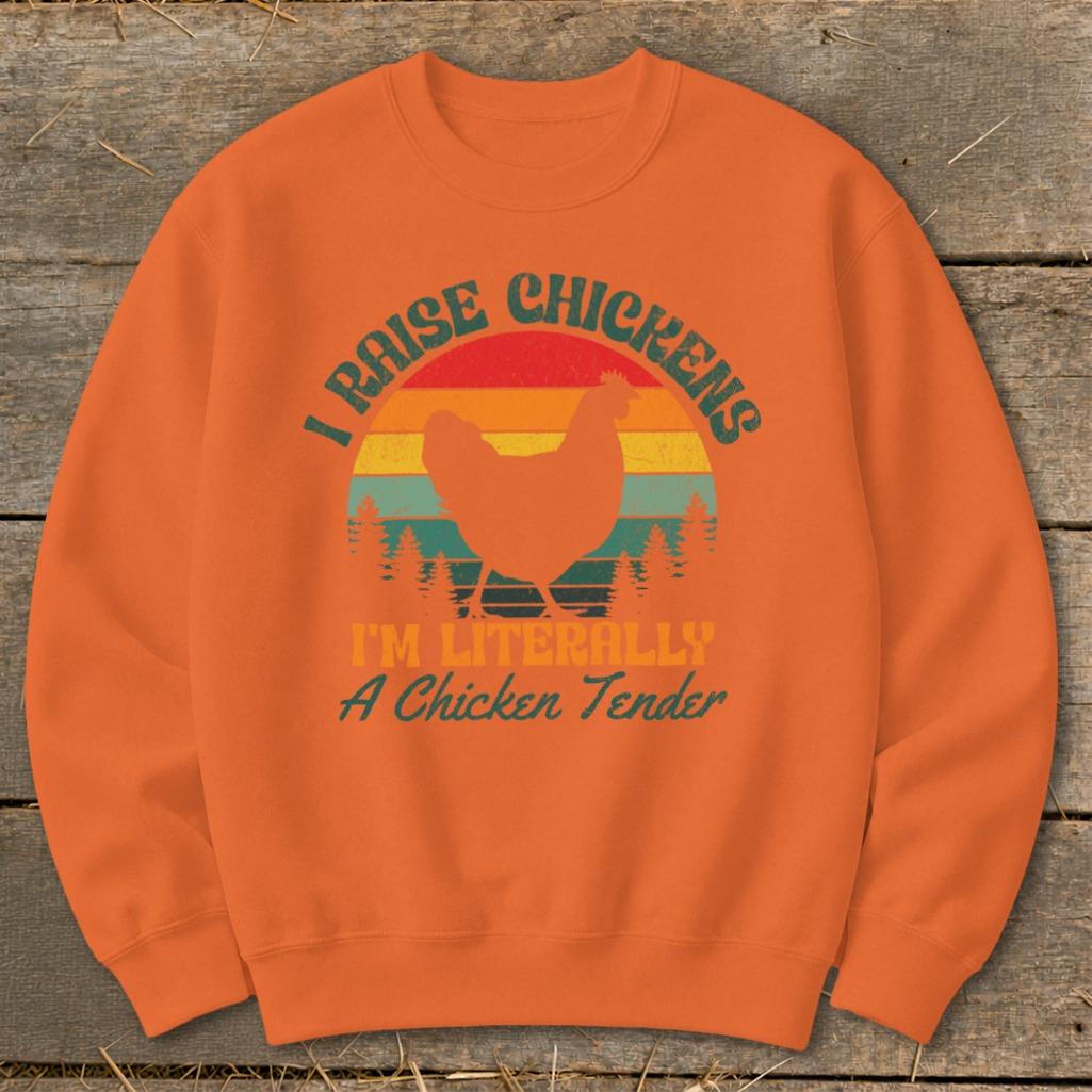 Chicken Tender Sweatshirt - Orange