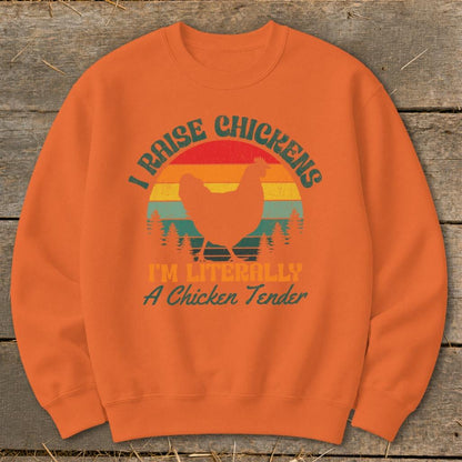 Chicken Tender Sweatshirt - Orange