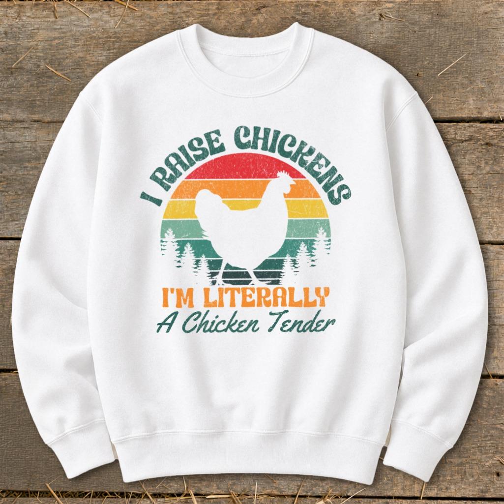 Chicken Tender Sweatshirt - White