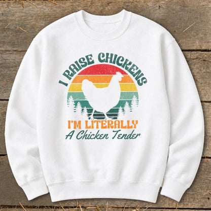 Chicken Tender Sweatshirt - White