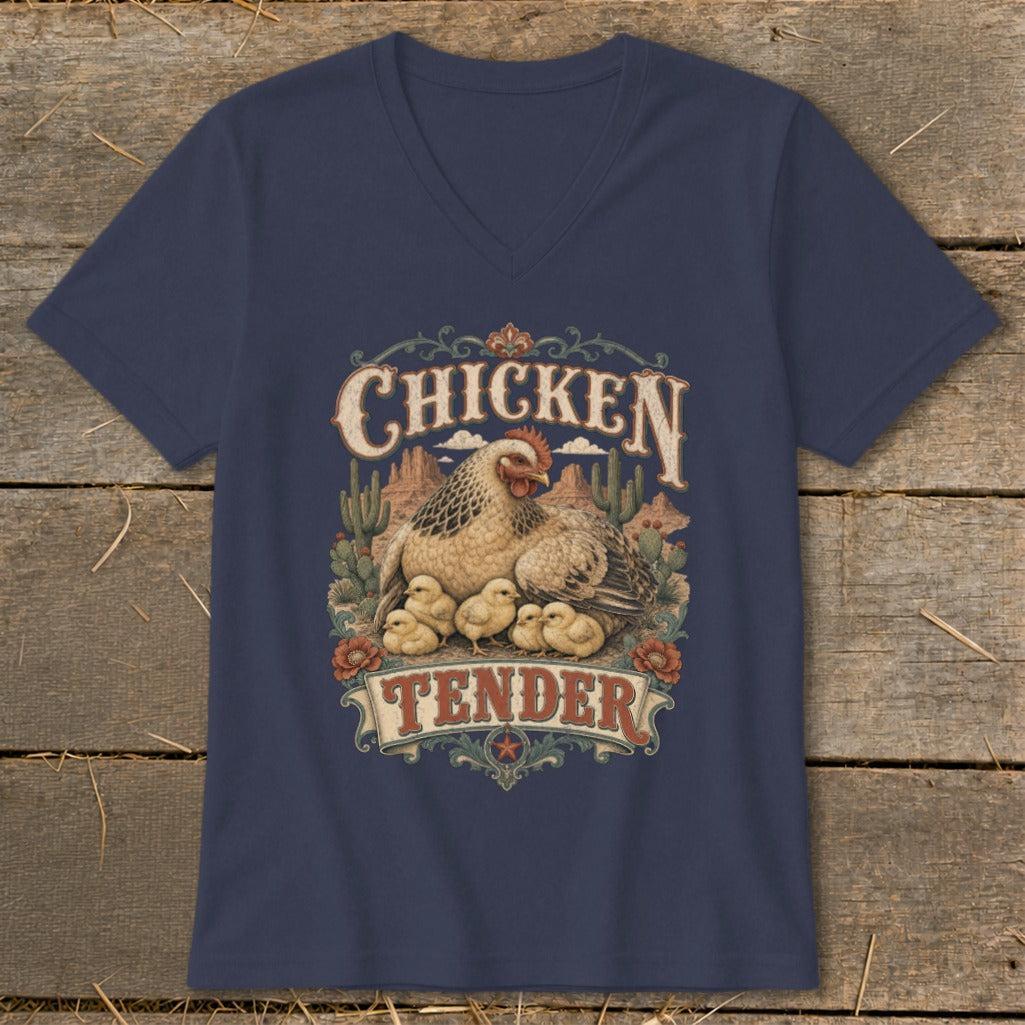 Chicken Tender Western V-neck