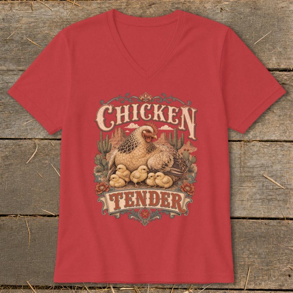 Chicken Tender Western V-neck