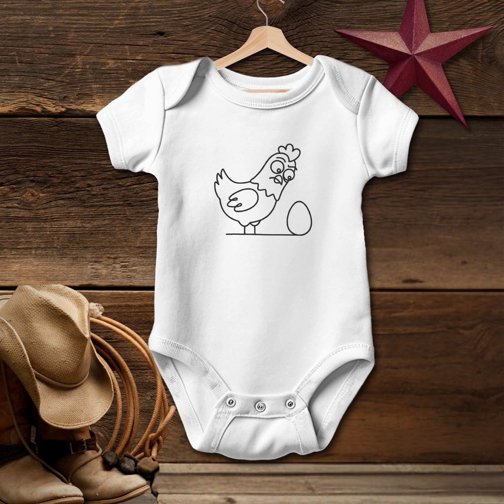 Chicken and Egg Bodysuit (Baby)