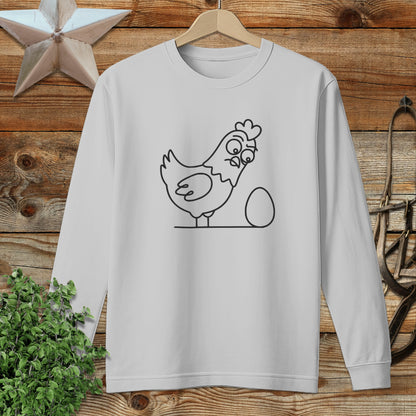 Chicken and Egg Long Sleeve Tee