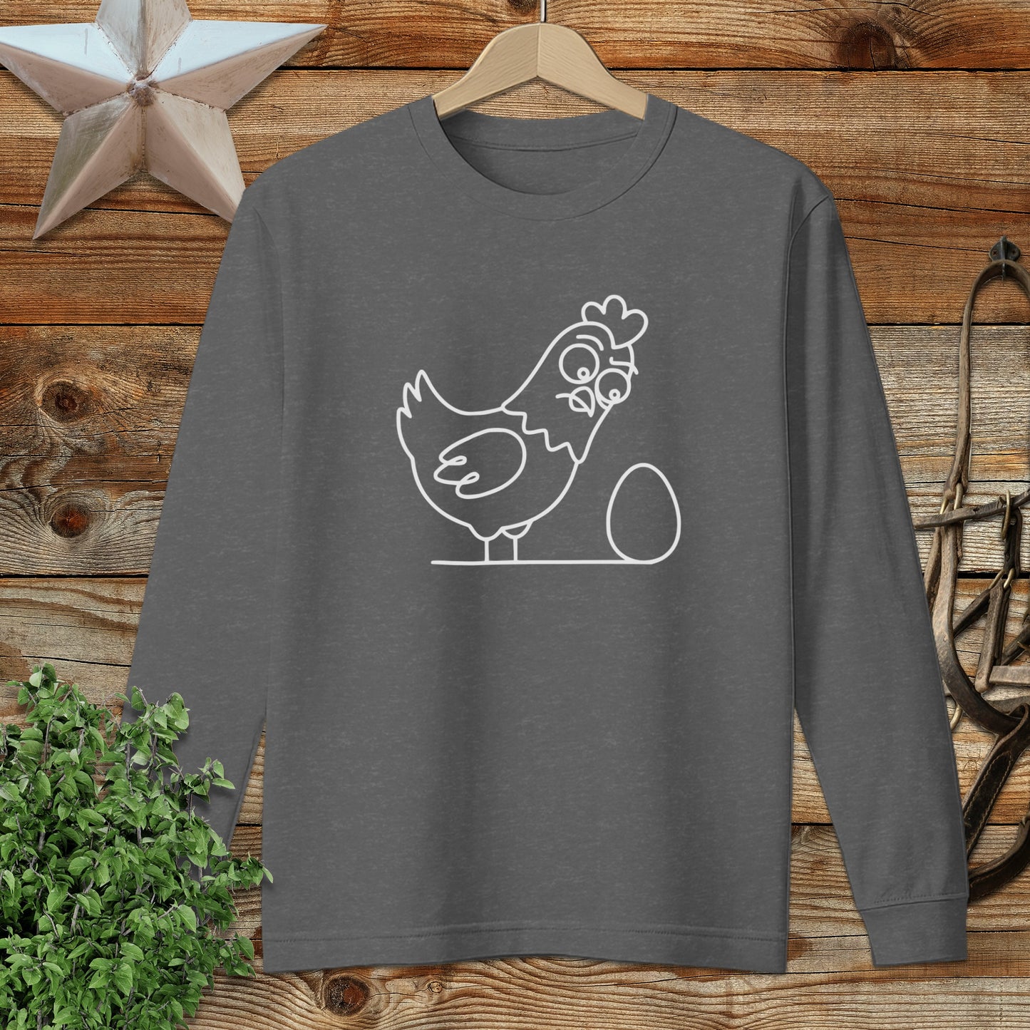 Chicken and Egg Long Sleeve Tee