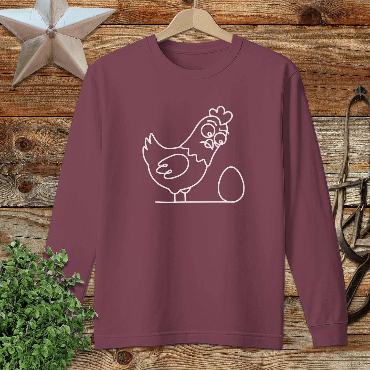 Chicken and Egg Long Sleeve Tee
