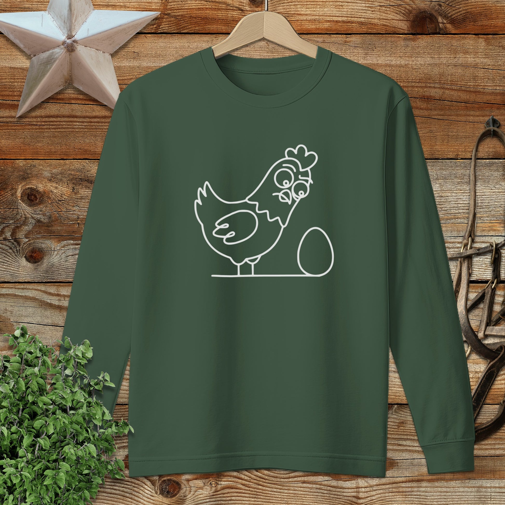 Chicken and Egg Long Sleeve Tee