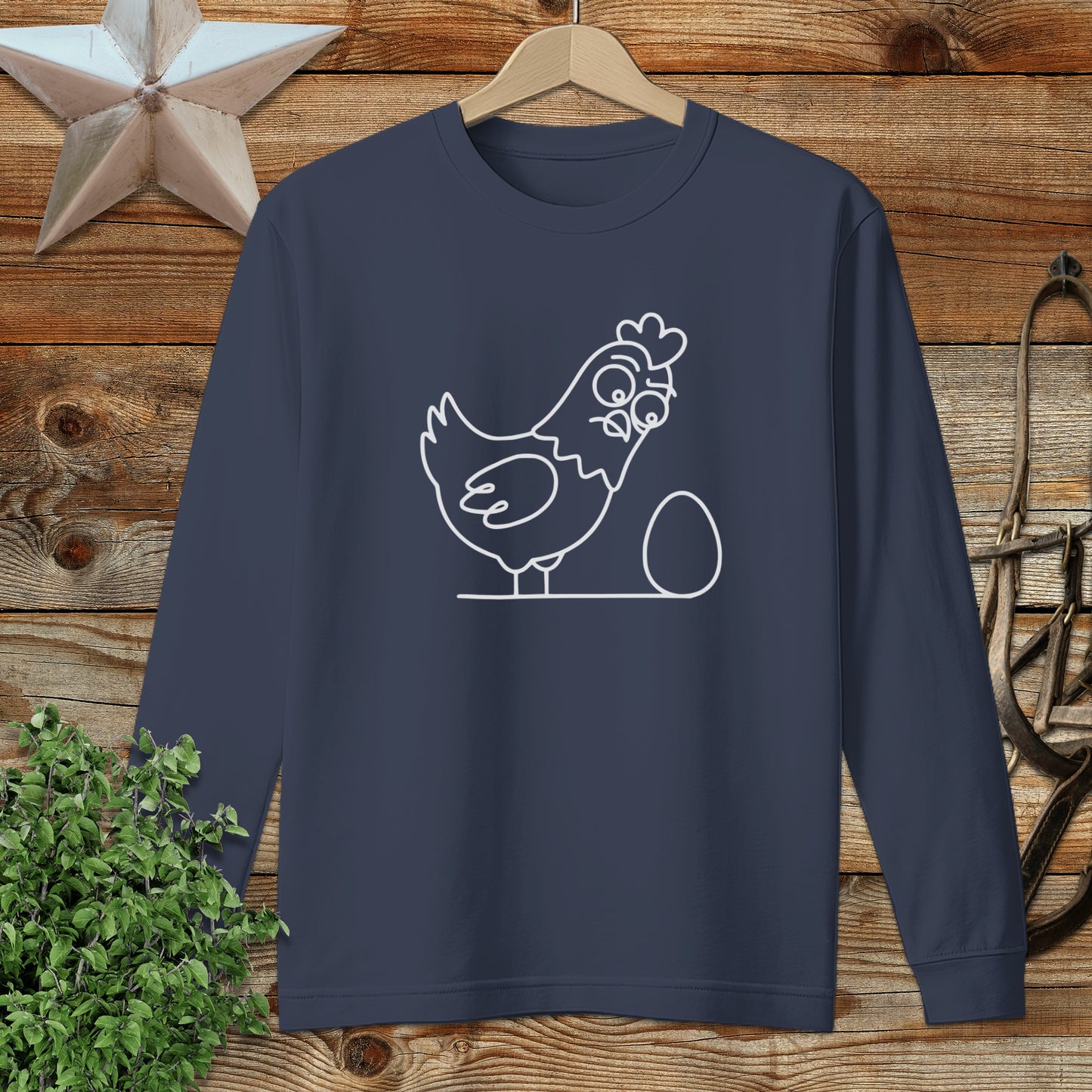 Chicken and Egg Long Sleeve Tee