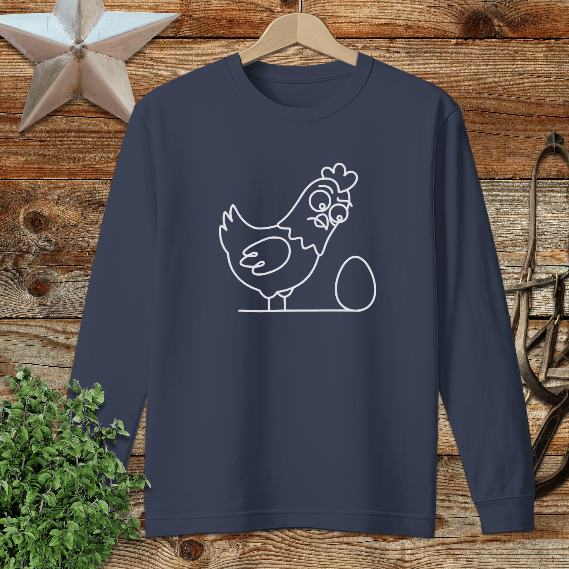 Chicken and Egg Long Sleeve Tee