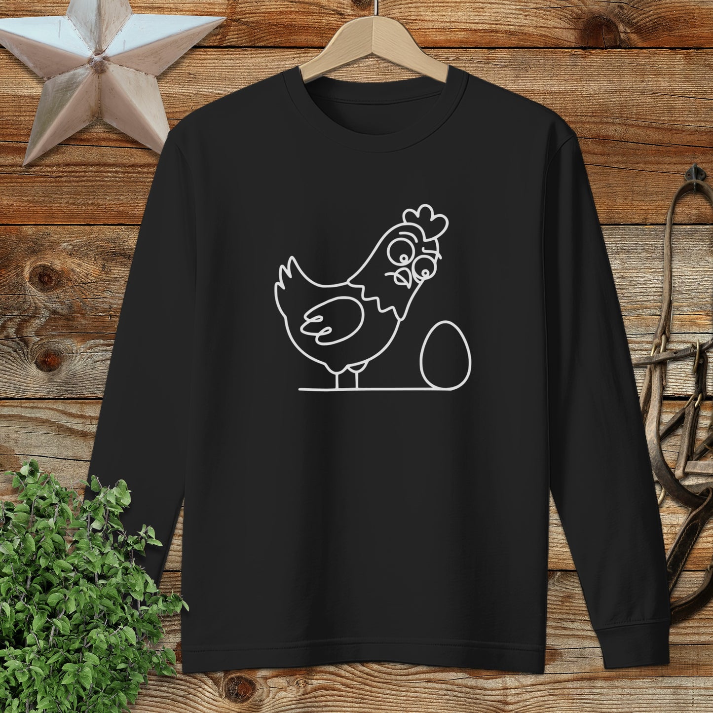 Chicken and Egg Long Sleeve Tee