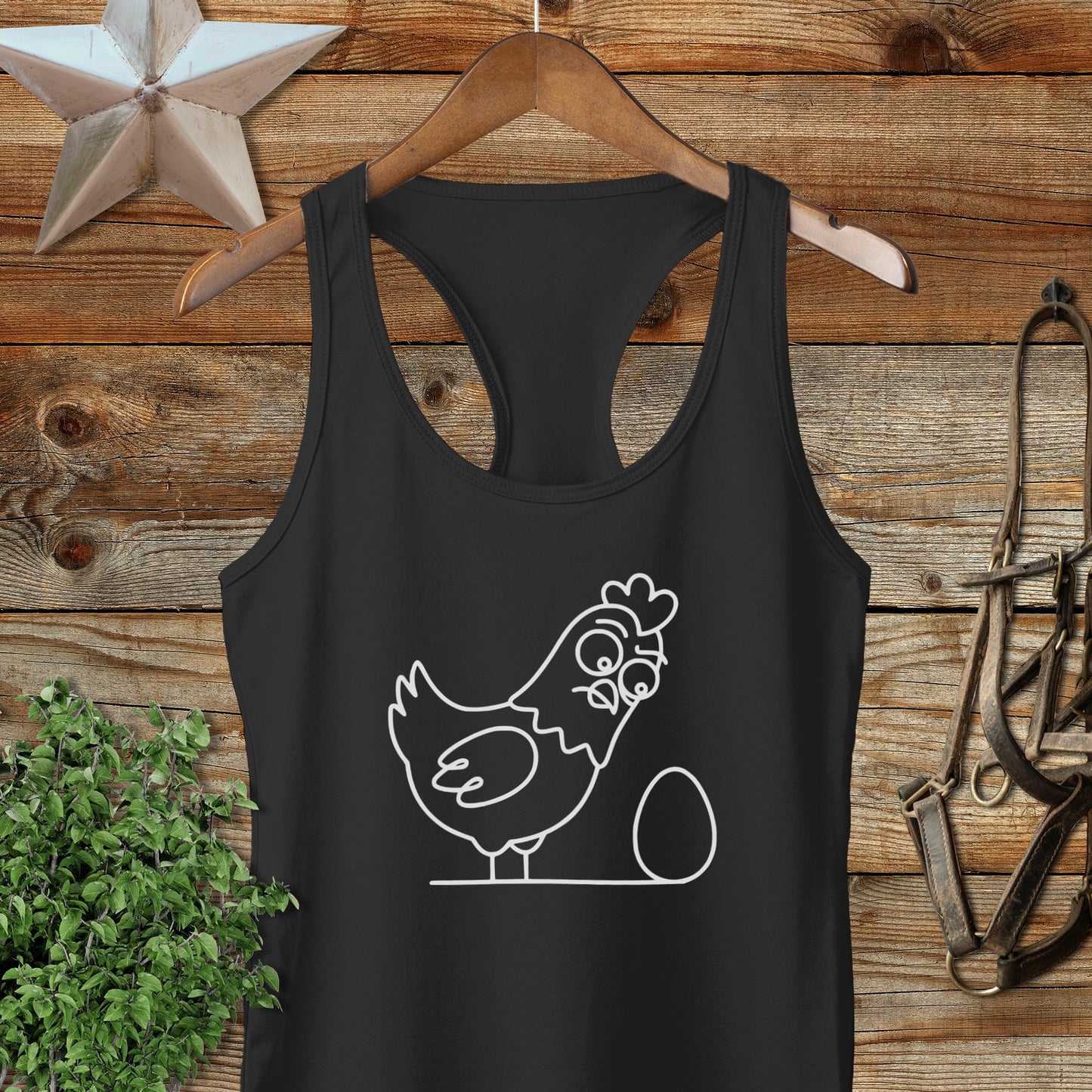 Chicken and Egg Racerback Tank