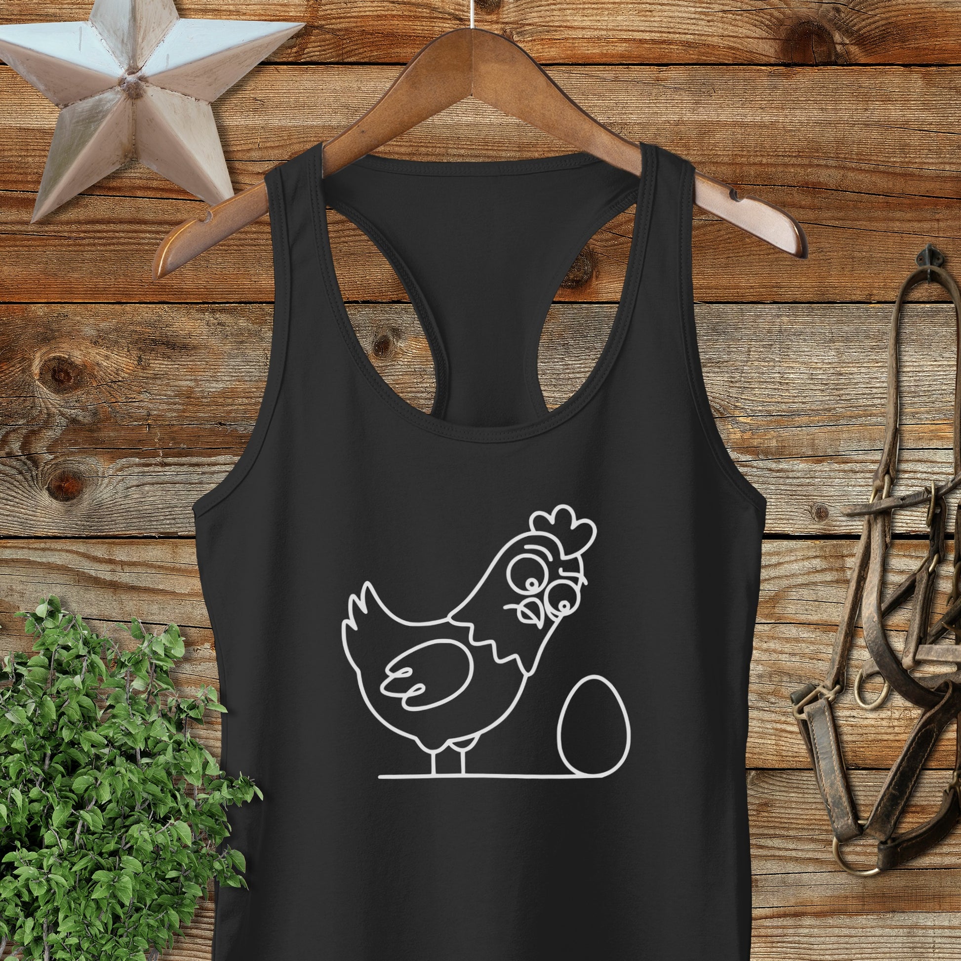 Chicken and Egg Racerback Tank