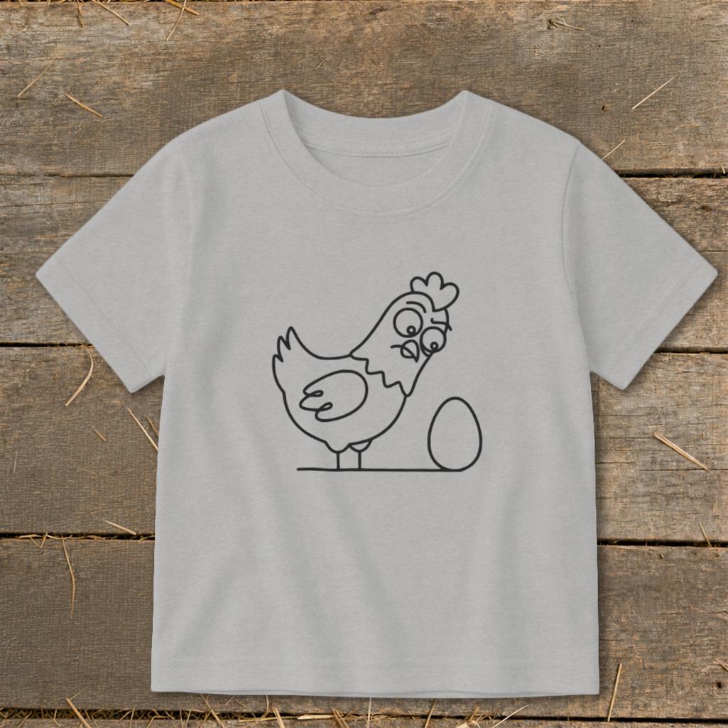 Chicken and Egg Toddler Tee