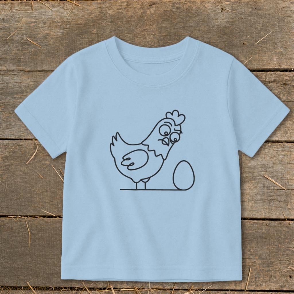 Chicken and Egg Toddler Tee