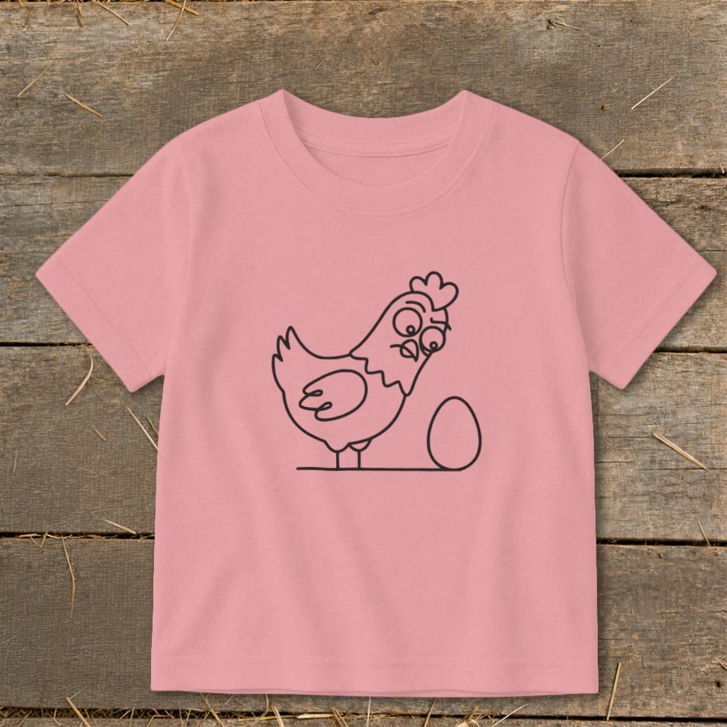 Chicken and Egg Toddler Tee