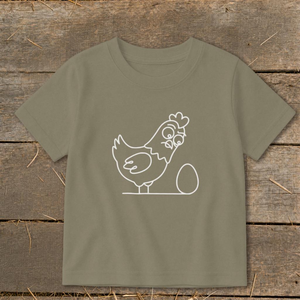 Chicken and Egg Toddler Tee