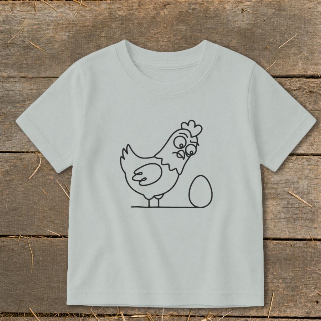 Chicken and Egg Toddler Tee