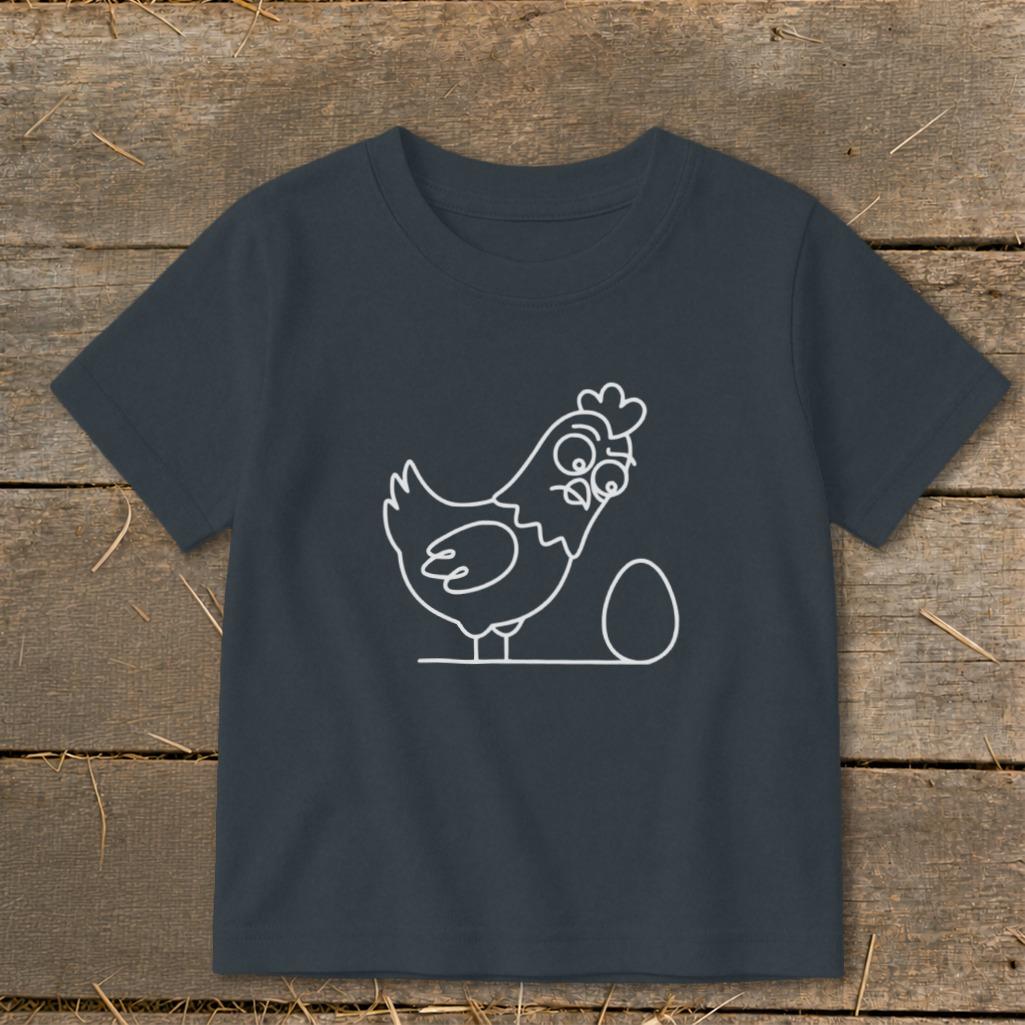 Chicken and Egg Toddler Tee