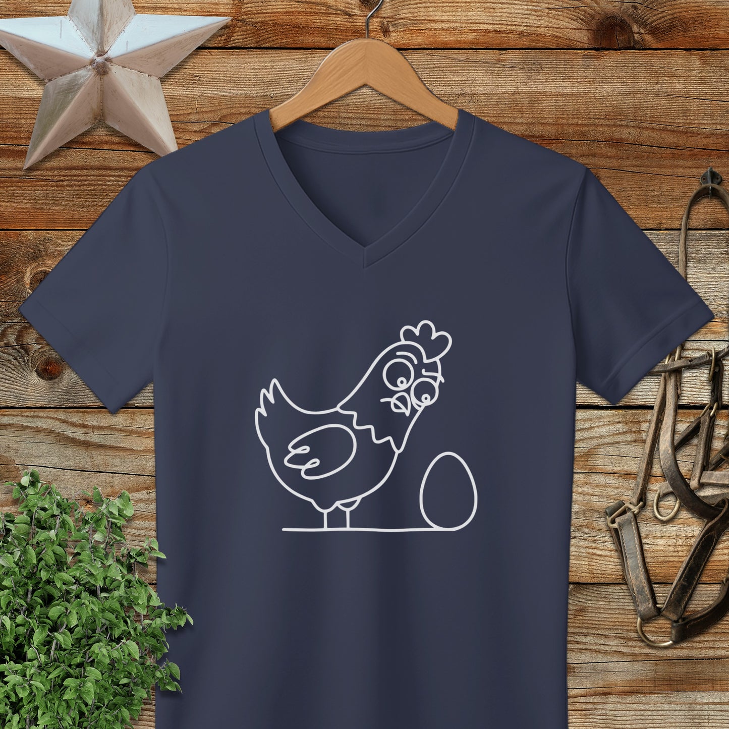 Chicken and Egg V-neck