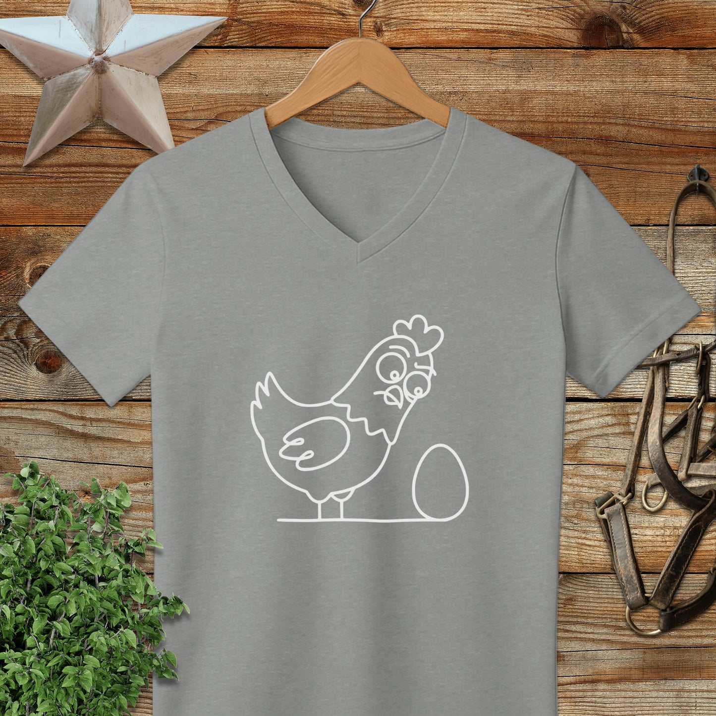 Chicken and Egg V-neck