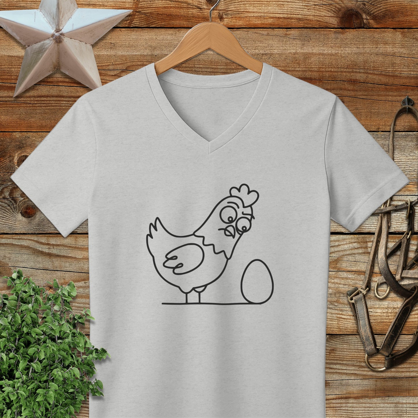 Chicken and Egg V-neck