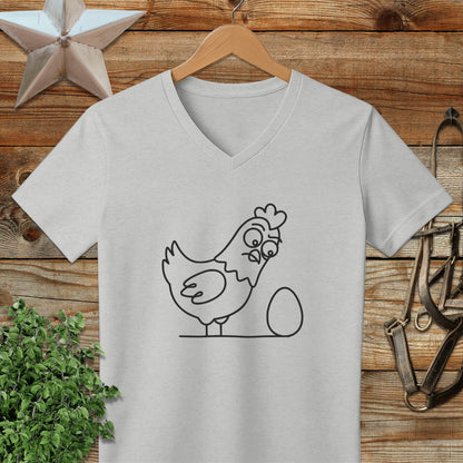 Chicken and Egg V-neck
