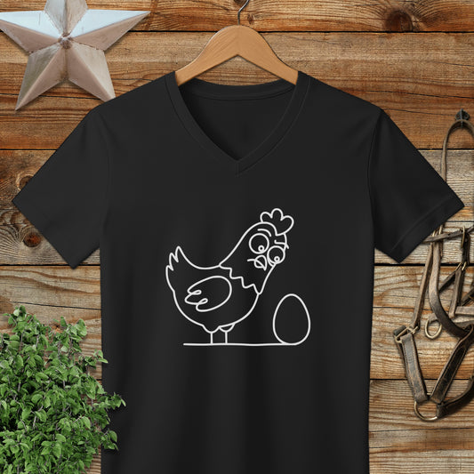 Chicken and Egg V-neck