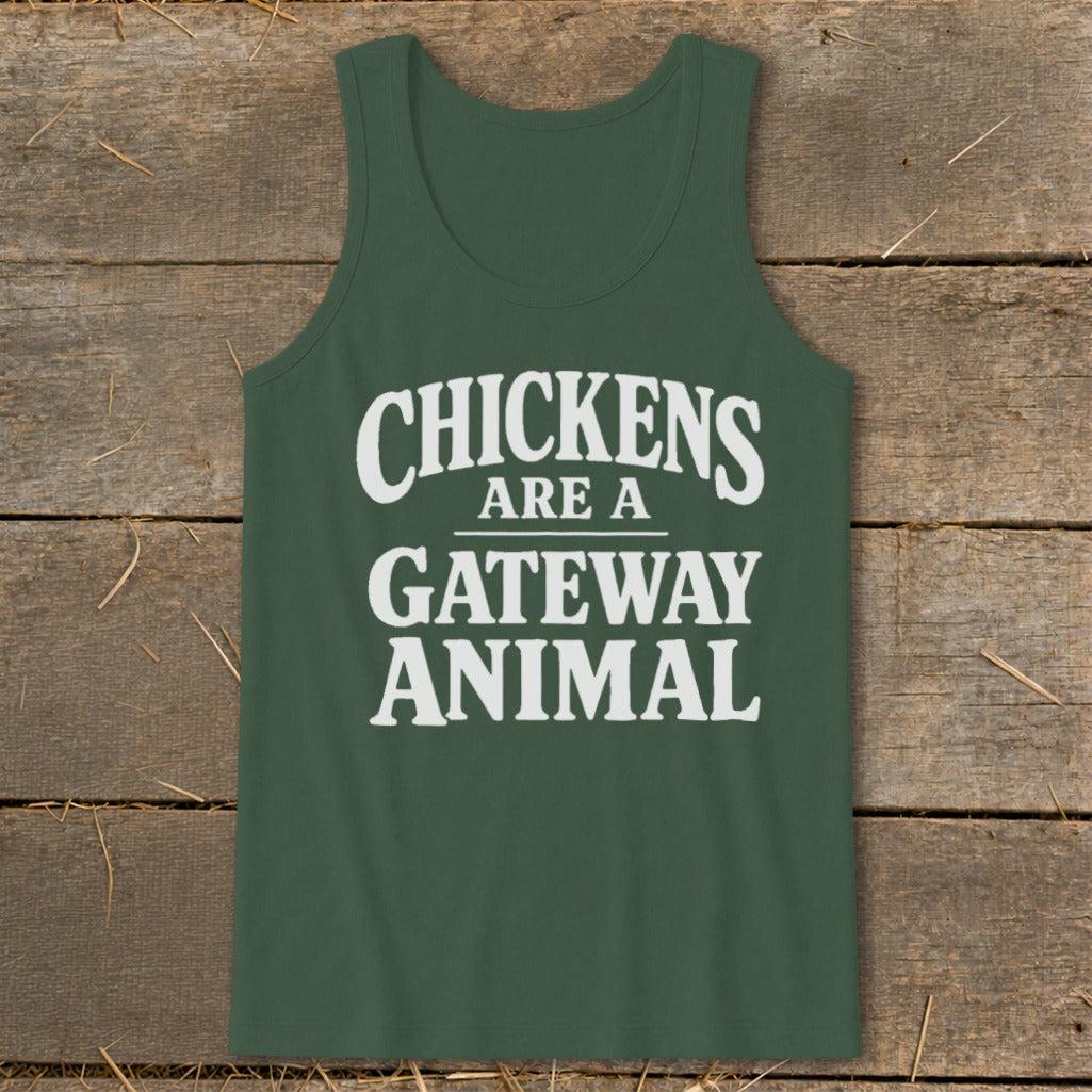 Chickens Are a Gateway Tank Top