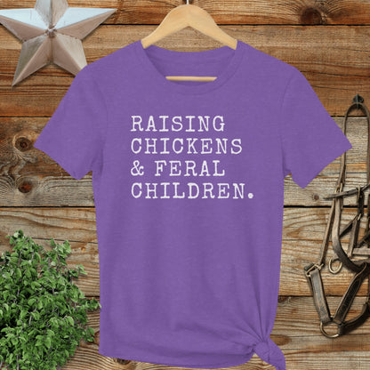 Chickens & Feral Children Ladies Tee