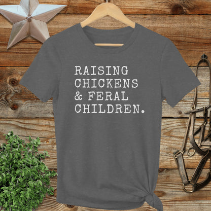 Chickens & Feral Children Ladies Tee