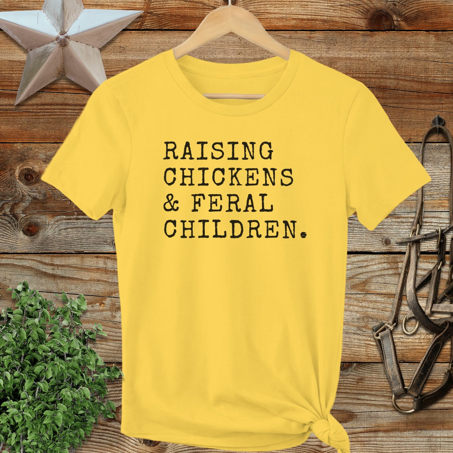 Chickens & Feral Children Ladies Tee