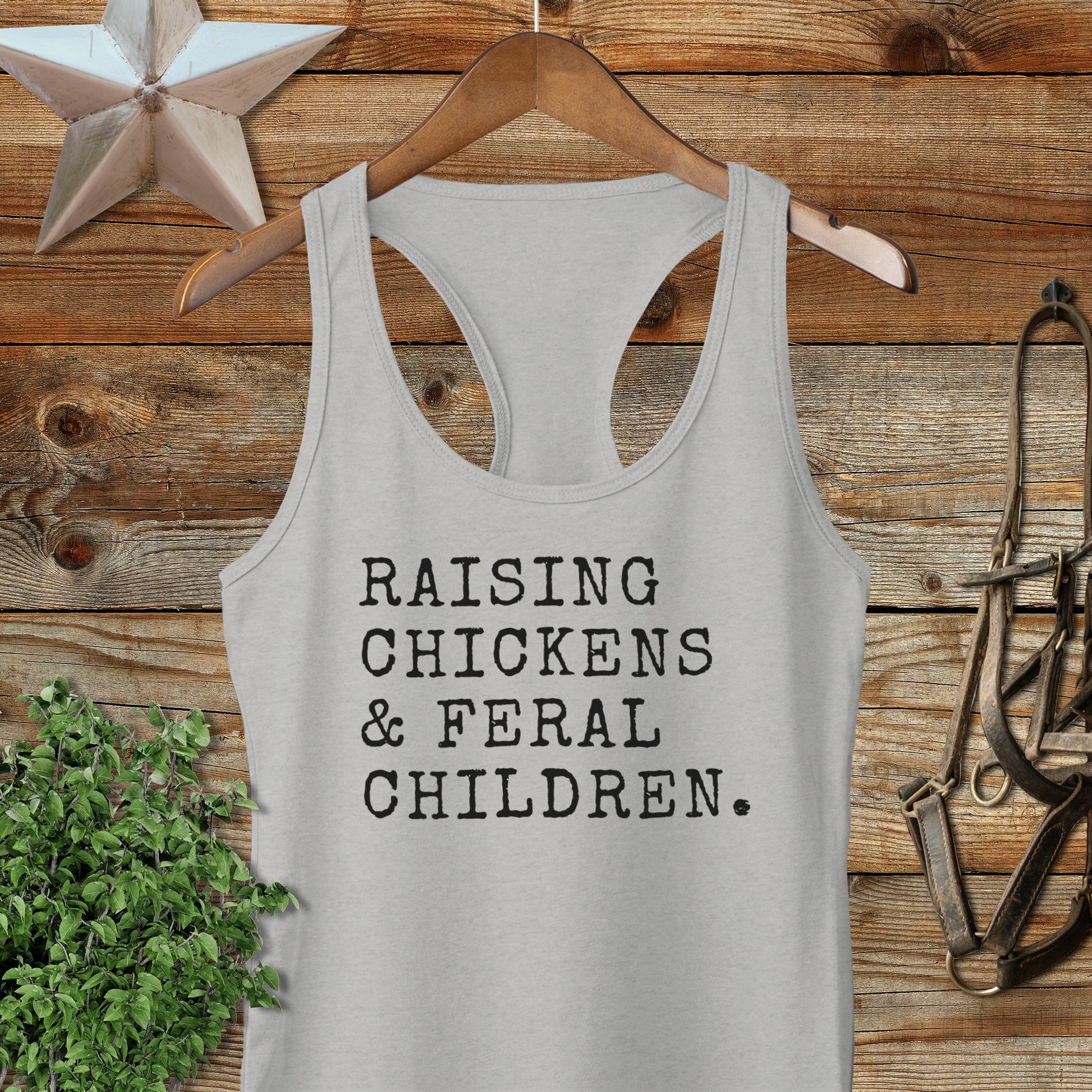 Chickens & Feral Children Racerback Tank