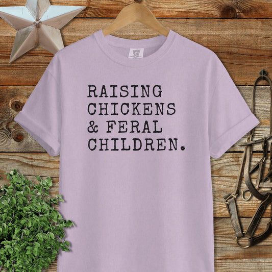 Chickens & Feral Children Signature Tee